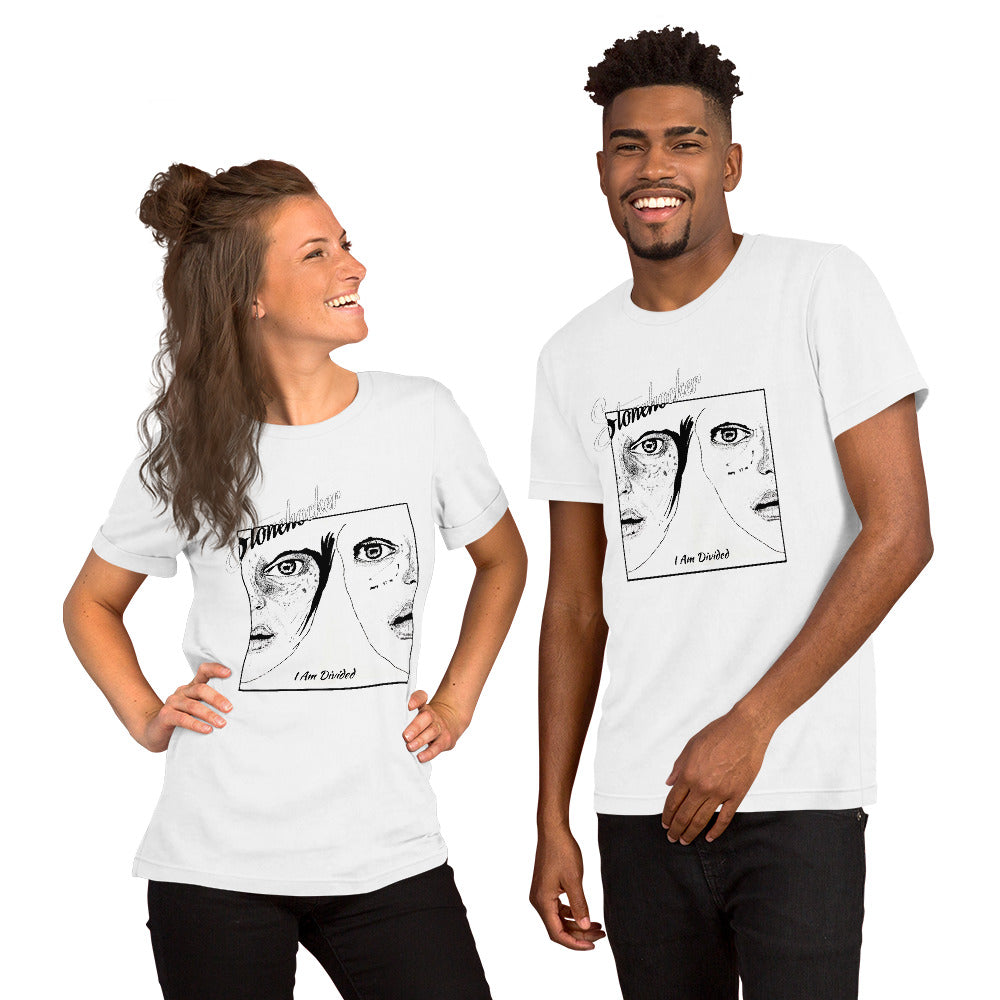 "I Am Divided" Official T-Shirt (wht logo)